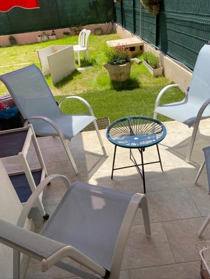 Superbe Rez De Jardin Dans Residence Au Calme Nice Exterior photo