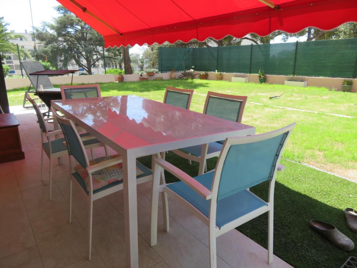 Superbe Rez De Jardin Dans Residence Au Calme Nice Exterior photo
