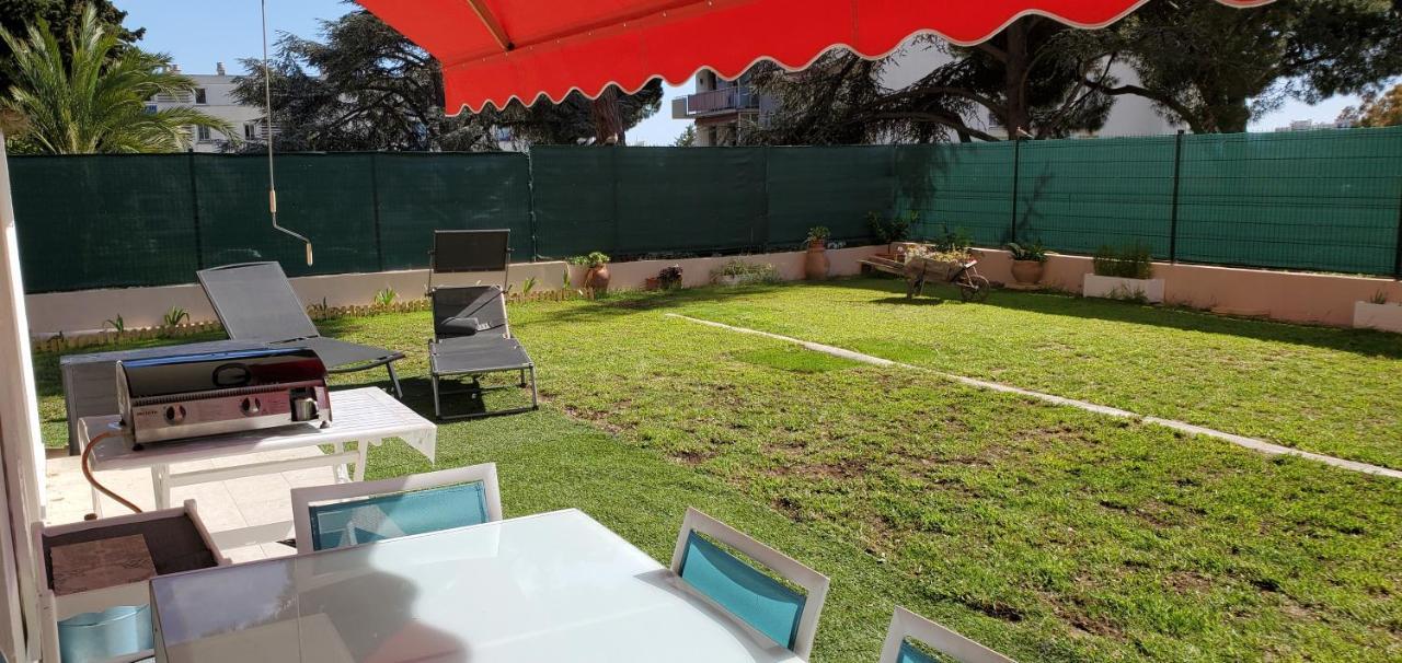 Superbe Rez De Jardin Dans Residence Au Calme Nice Exterior photo